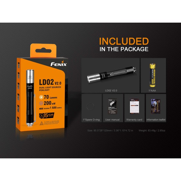 Фонарь Fenix ​​LD02 V2.0