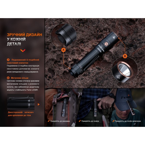 Фонарь ручной Fenix ​​LD30R
