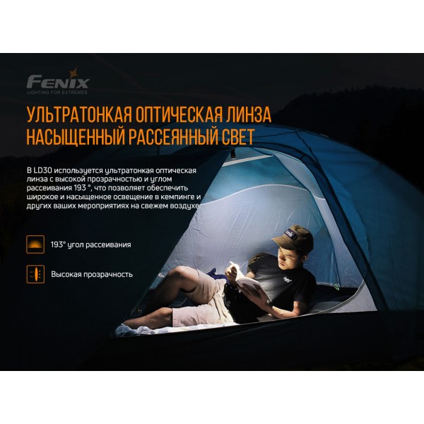 Фонарь Fenix ​​LD30 + аккумулятор Fenix ​​ARB18-3500U 