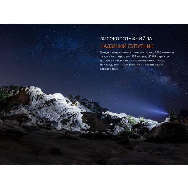 Фонарь ручной Fenix ​​LD36RFC огненный камуфляж