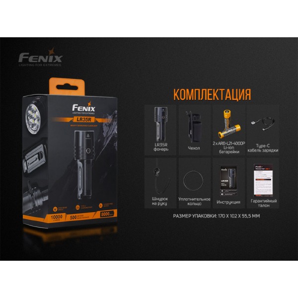 Фонарь Fenix ​​LR35R 