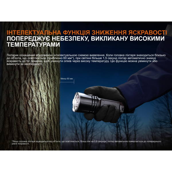 Фонарь поисковый ручной Fenix ​​LR35R PRO