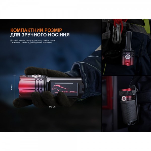 Фонарь поисковый ручной Fenix ​​LR35R PRO | Лимитированная серия