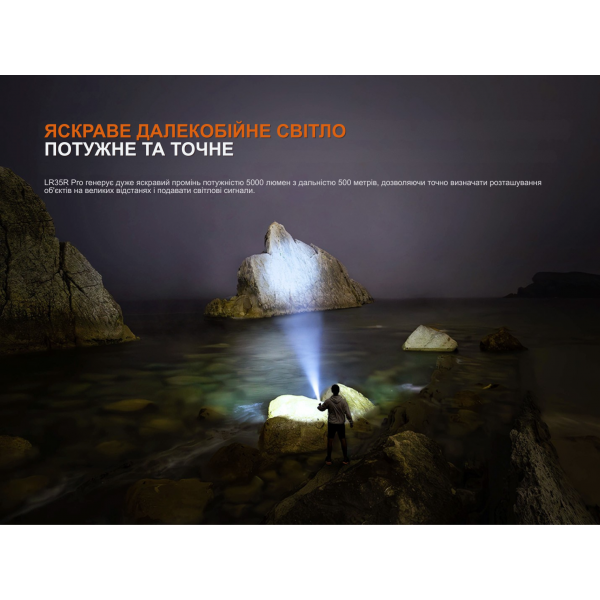 Фонарь поисковый ручной Fenix ​​LR35R PRO | Лимитированная серия