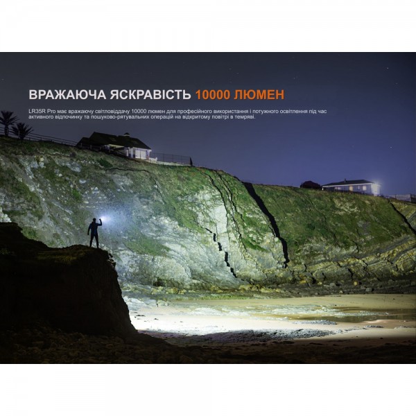 Фонарь поисковый ручной Fenix ​​LR35R PRO | Лимитированная серия