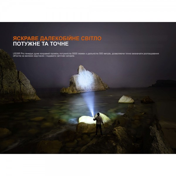 Фонарь поисковый ручной Fenix ​​LR35R PRO | Лимитированная серия