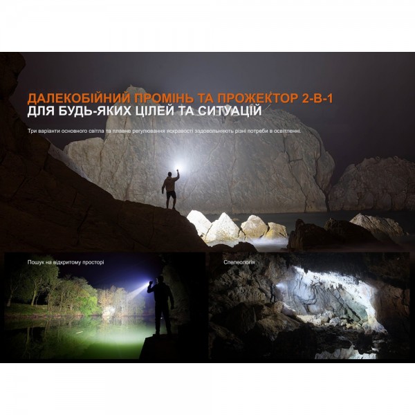 Фонарь поисковый ручной Fenix ​​LR35R PRO | Лимитированная серия