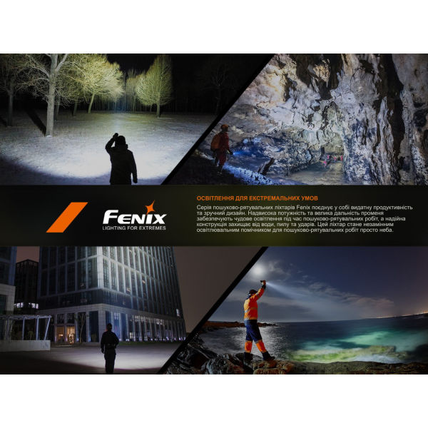 Фонарь поисковый ручной Fenix ​​LR35R PRO | Лимитированная серия
