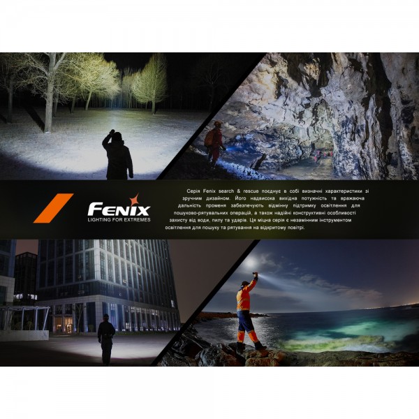 Ліхтар ручний пошуковий лазерний Fenix LR36R 