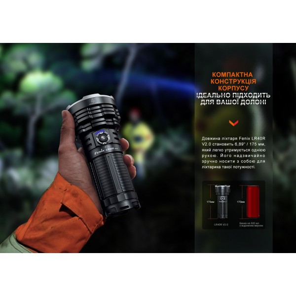 Фонарь ручной Fenix ​​LR40R V2.0 