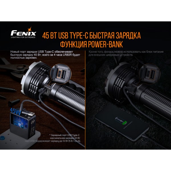 Фонарь ручной Fenix ​​LR80R 