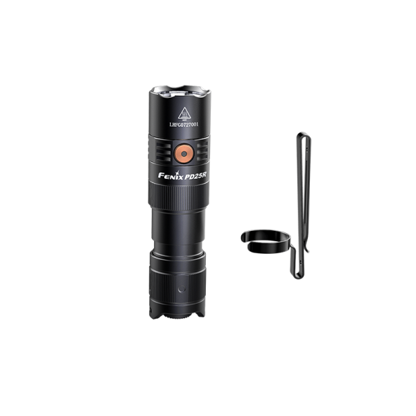 Фонарь ручной Fenix ​​PD25R + чехол, аккумулятор, кабель USB Type-C