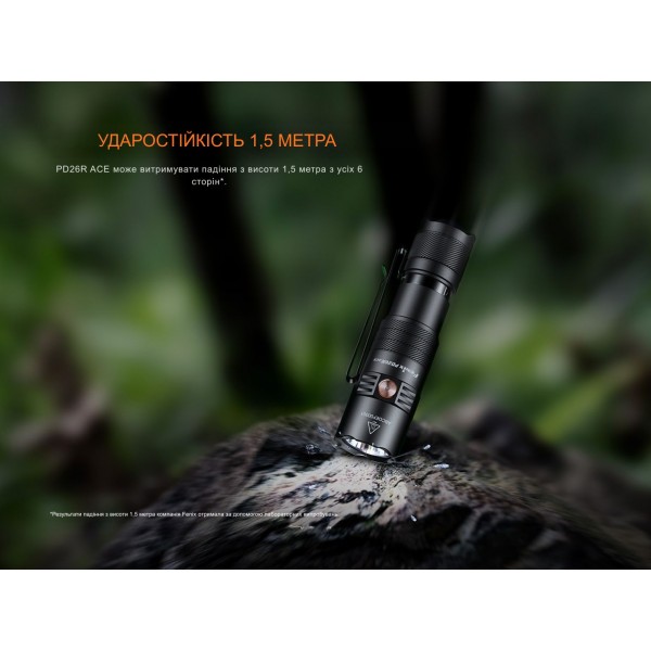 Фонарь тактический карманный Fenix ​​PD26R ACE 1300 лм