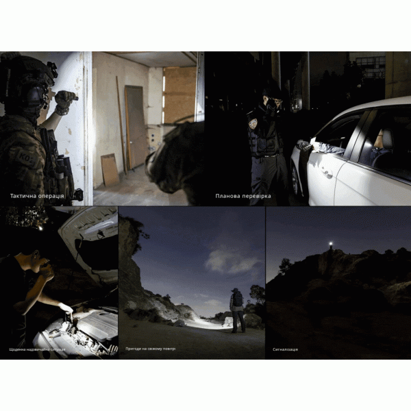 Фонарь тактический ручной Fenix ​​PD35R ACE 2000 лм