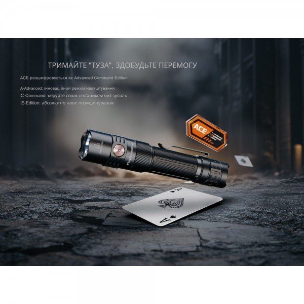 Ліхтар тактичний ручний Fenix PD35R ACE 2000 лм