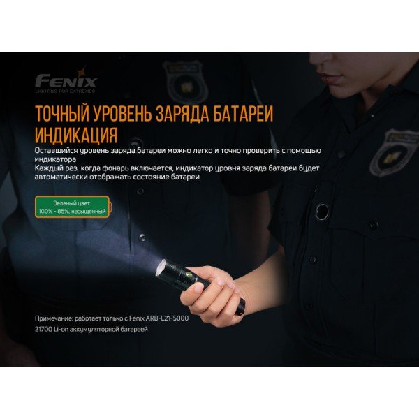 Ліхтар Fenix PD36R +Fenix E01 V2.0