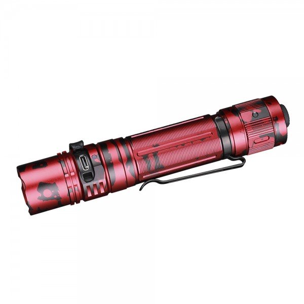 Тактичний ліхтар Fenix PD36R Pro RED + аккумулятор, кабель USB 