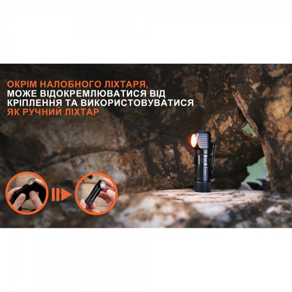 Фонарь налобный тактический с красным светом Fenix ​​Scout (HM23 V2.0) Лимитированная серия