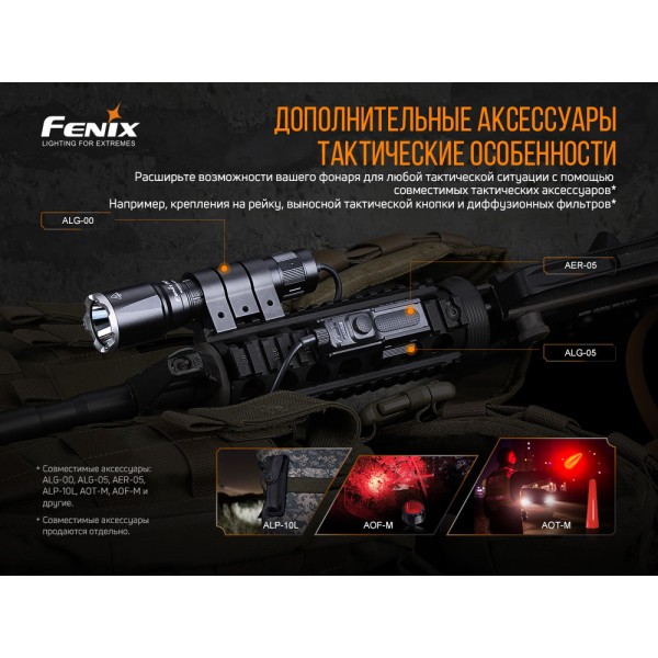 Фонарь ручной Fenix ​​TK16 V2.0 + Фонарь Fenix ​​E02R 
