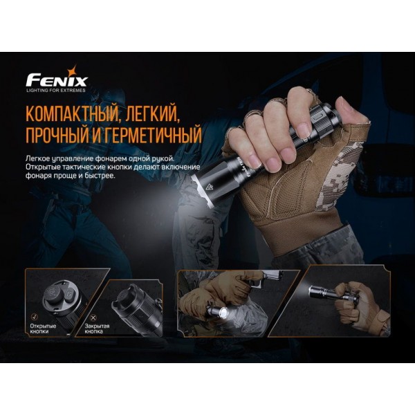 Ліхтар ручний Fenix TK16 V2.0, зелений 