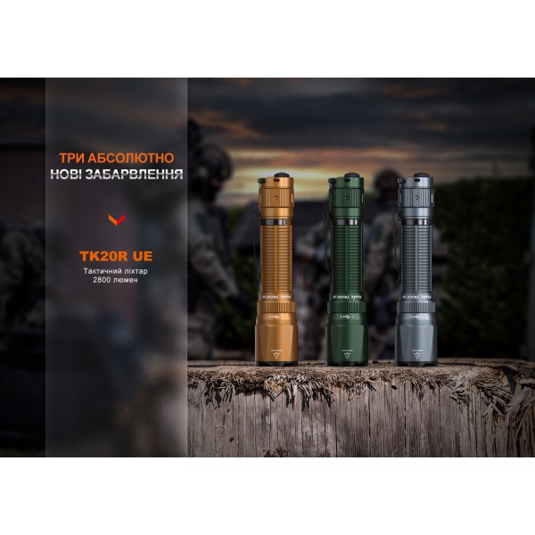 Фонарь тактический Fenix ​​TK20R UE, камуфляж