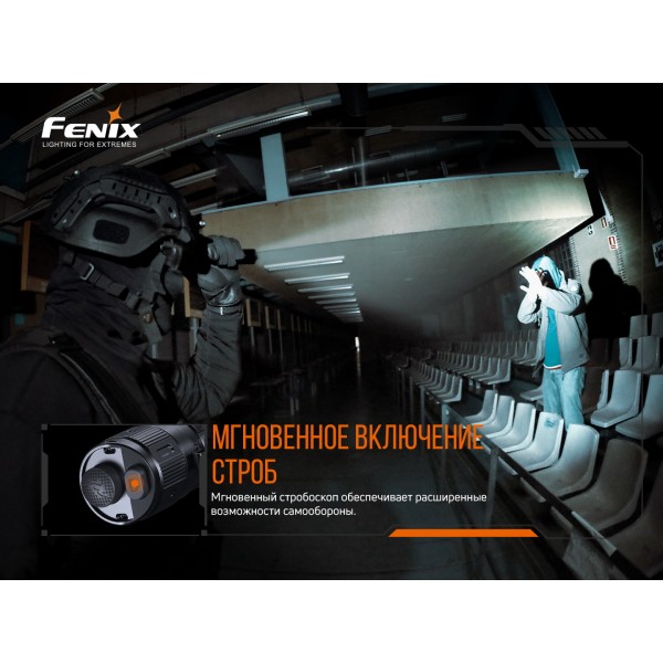 Фонарь ручной Fenix ​​TK20R V2.0 + аккумулятор, USB Type-C кабель 