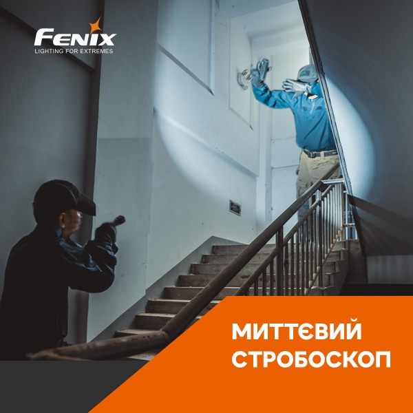 Фонарь ручной Fenix ​​TK22TAC + аккумулятор Fenix, кабель USB Type-C 