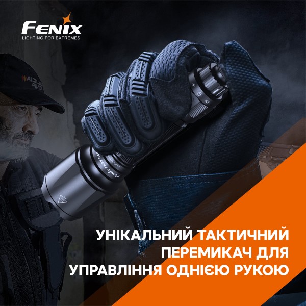 Фонарь ручной Fenix ​​TK22TAC + аккумулятор Fenix, кабель USB Type-C 