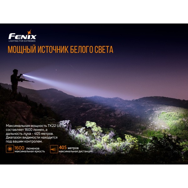 Тактичний ліхтар Fenix TK22UE