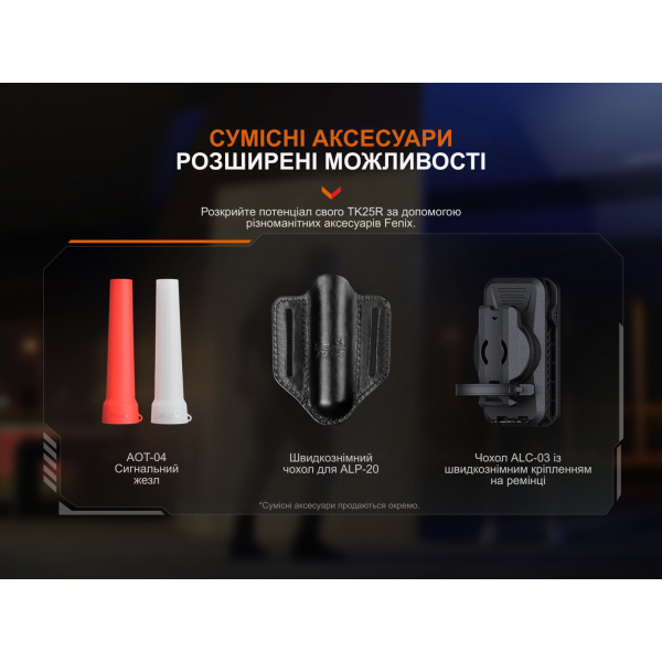Ліхтар ручний Fenix TK25R