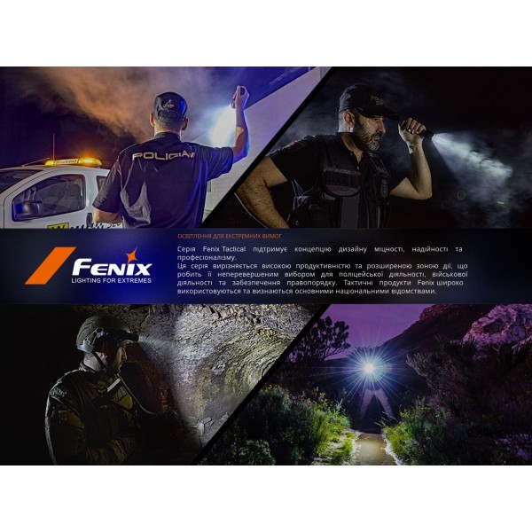 Фонарь тактический с УФ светом Fenix ​​TK35R 5800 лм