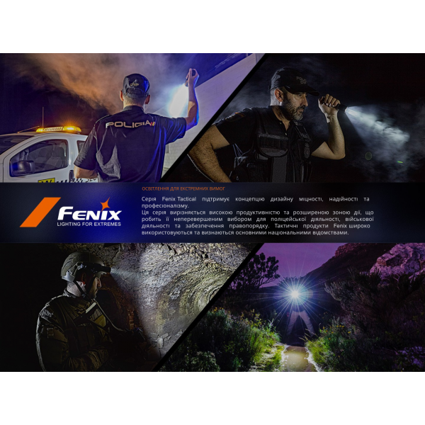 Ліхтар тактичний з червоним світлом Fenix TK35R 5800 лм | Лімітована серія