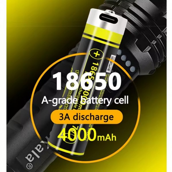 Акумулятор LiitoKala USB-King4000 18650 на 4000 mAh з USB