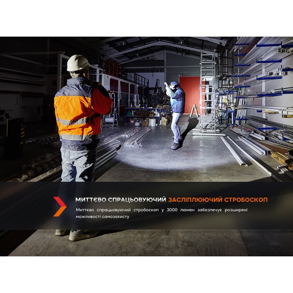 Фонарь профессиональный Fenix ​​WF26R с магнитной зарядкой 