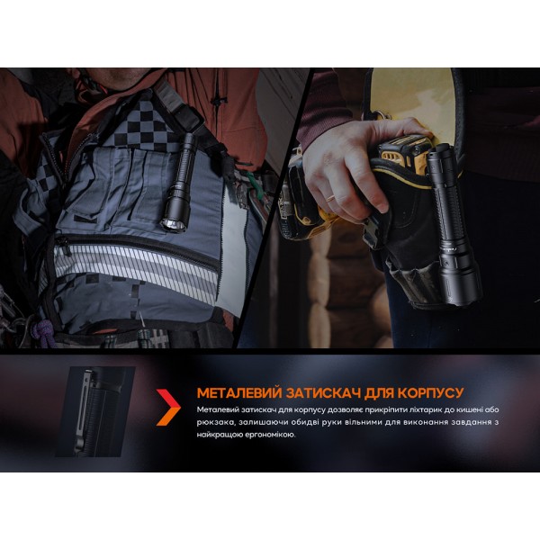 Фонарь профессиональный Fenix ​​WF26R с магнитной зарядкой 