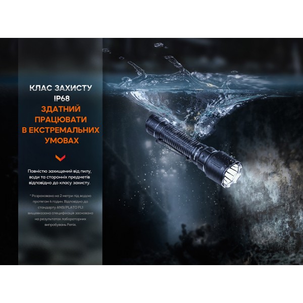 Фонарь профессиональный Fenix ​​WF26R с магнитной зарядкой 