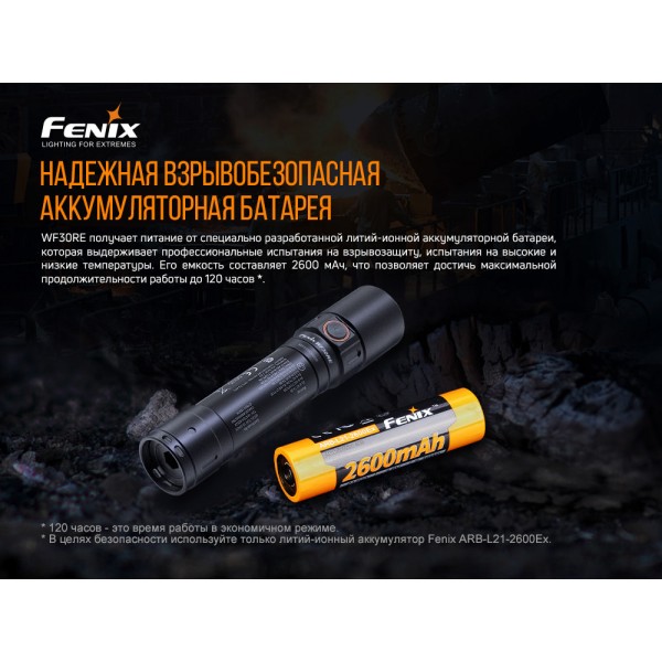 Фонарь ручной Fenix ​​WF30RE