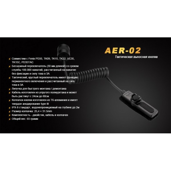 Выносная тактическая кнопка Fenix ​​AER-02