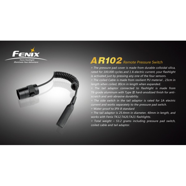 Выносная тактическая кнопка Fenix ​​AR102 (AER-01)