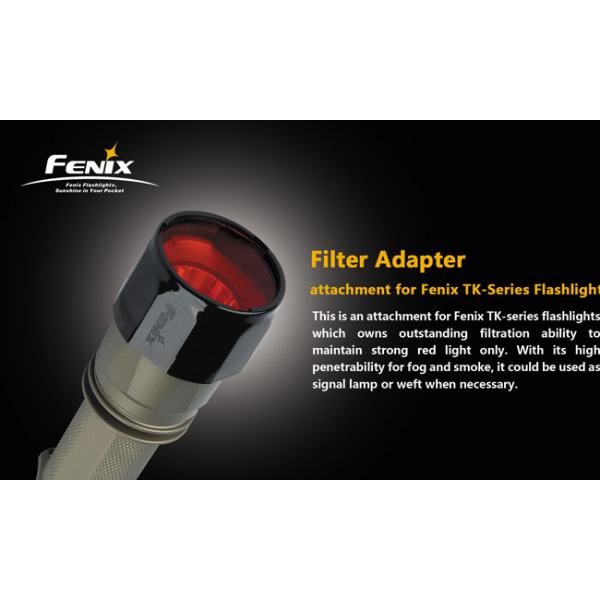 Фільтр TK Fenix AOF-M червоний 34 мм