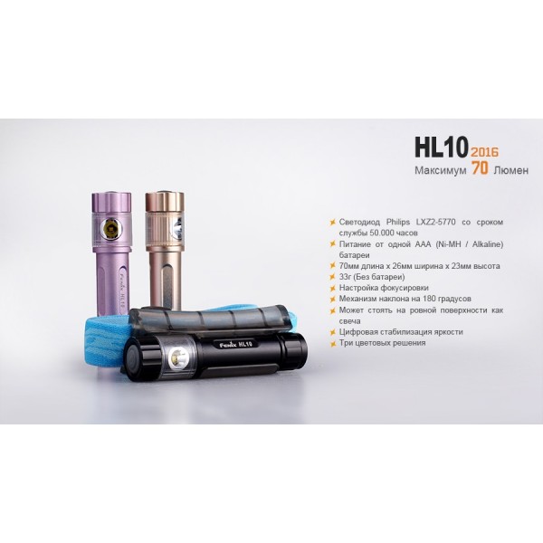 Налобний ліхтар Fenix HL10