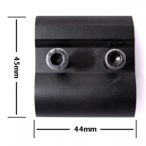 Крепление 2 половинки алюминиевое универсальное