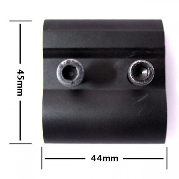 Крепление 2 половинки алюминиевое универсальное