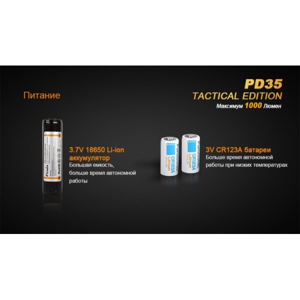 Фонарь Fenix ​​PD35 TAC