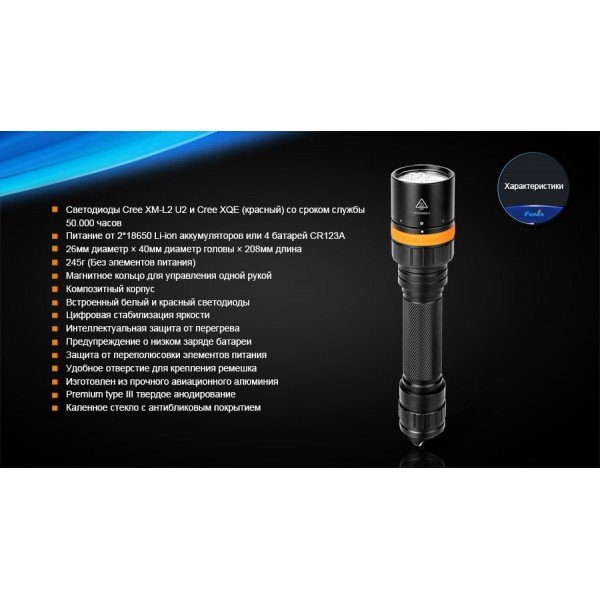 Ліхтар для дайвінгу Fenix SD20