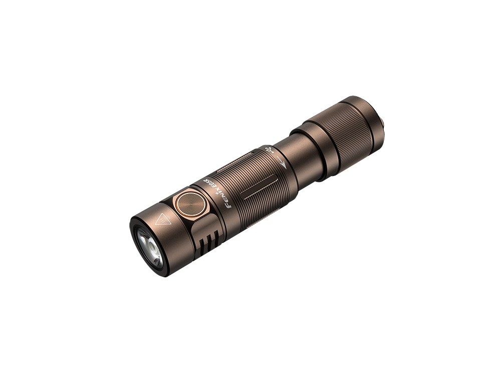 Ліхтар ручний Fenix E05R бронзовий, кабель для заряджання Micro-USB
