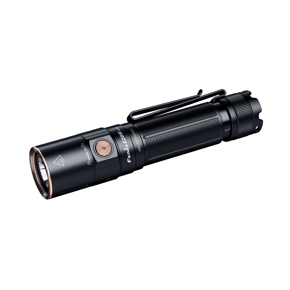 Ліхтар ручний Fenix E28R V2.0 + акумулятор. Fenix 3400 mAh, кабель USB 