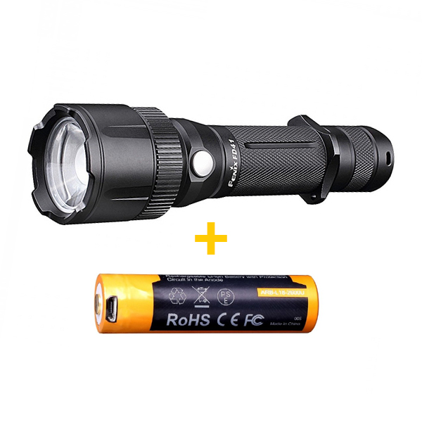 Ліхтар Fenix FD41 + акумулятор