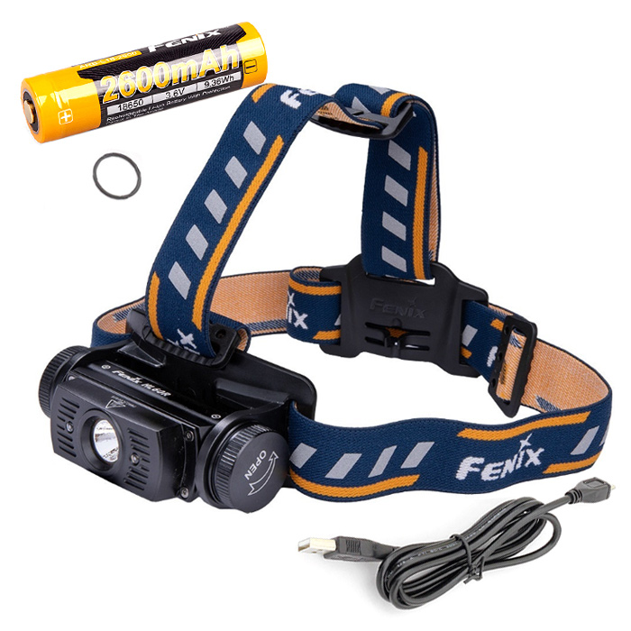 Фонарь Fenix HL60R + аккумулятор и зарядка  + Подарок тактический рюкзак!