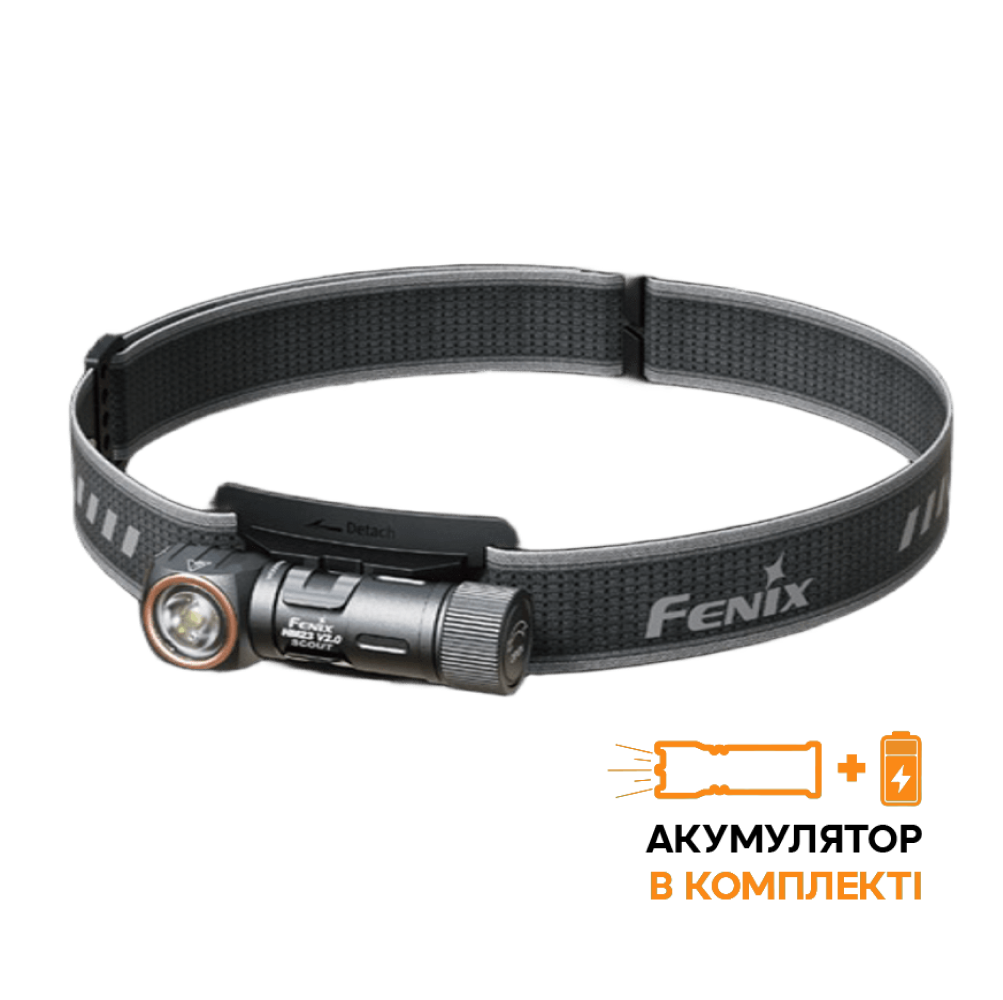 Ліхтар налобний тактичний з червоним світлом Fenix Scout (HM23 V2.0) | Лімітована серія